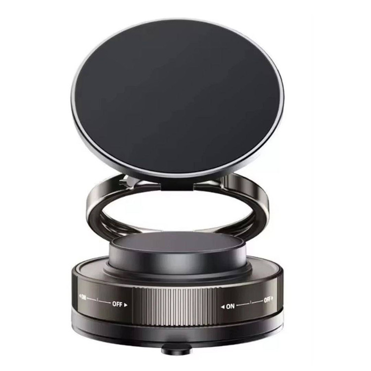 هولدر موبایل مغناطیسی وکیومی چرخان (Diamond Black)