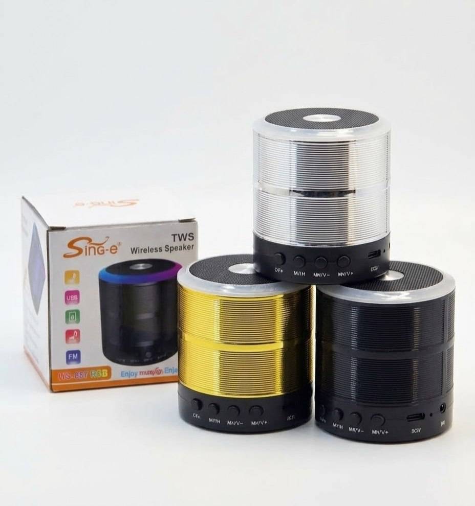 اسپیکر مینی بلوتوثی Sing-e مدل WS-887 RGB